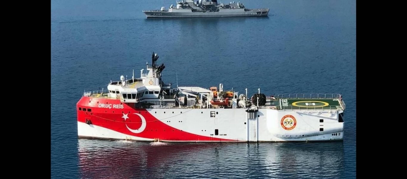 Το Oruc Reis ξανά σε πορεία ερευνών - Μόλις 18 ναυτικά μίλια νοτιοανατολικά από το Καστελόριζο (χάρτης)